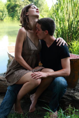 18 year old beauty Kaci Starr stripping off satin bra and panty set